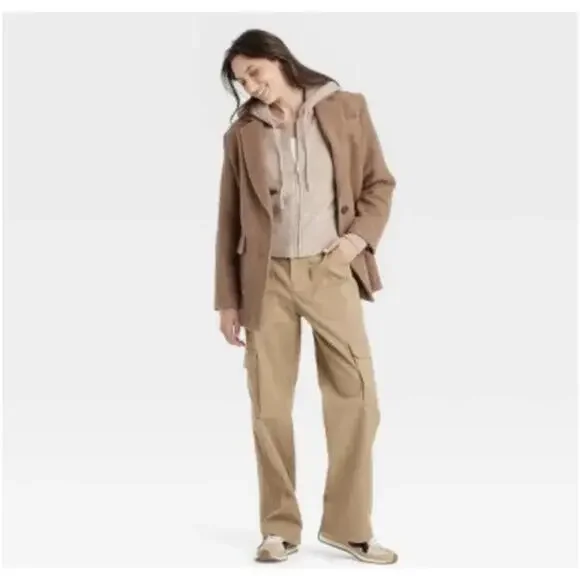 NWOT Universal Thread Oversized Blazer, Tan, Size XXL - Picture 2 of 7